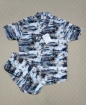 Picture of Men's Summer Shirt and Short  Two Piece Set