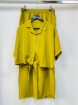Picture of Womens Front-Tie Shit and Wide-Leg Pants Set