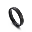 Picture of Simple Stainless Steel Double-Beveled Glossy Mirror Couple Ring