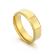 Picture of Simple Stainless Steel Double-Beveled Glossy Mirror Couple Ring