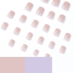 Picture of Small Fresh Purple Edge French Press-On Nails