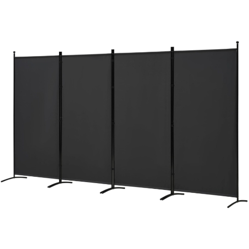 Picture of Iron Frame Push-Pull Mobile Partition Screen